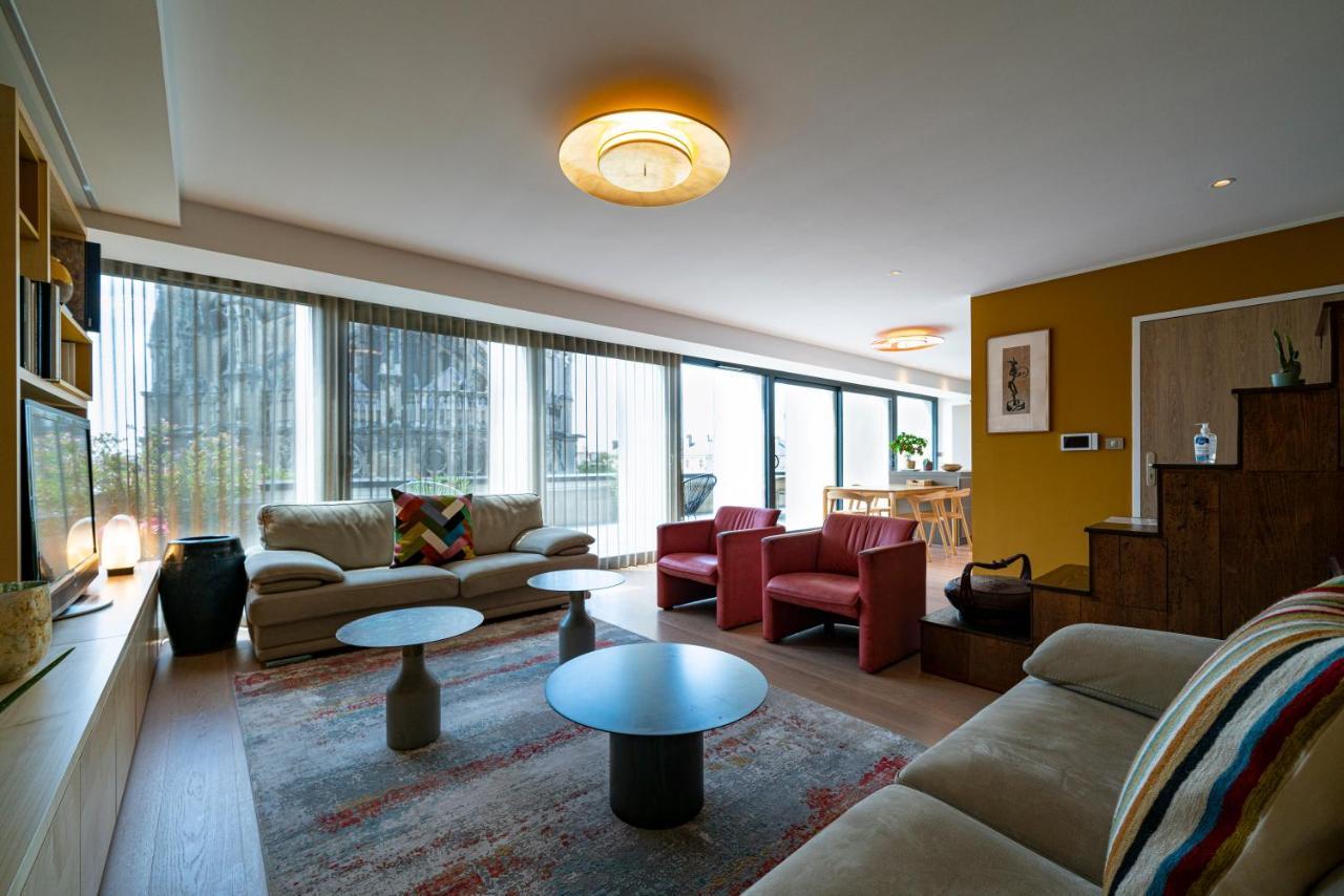 Les Suites 7 Anges - Parking, Vue Cathedrale & Centre Historique Reims Ngoại thất bức ảnh