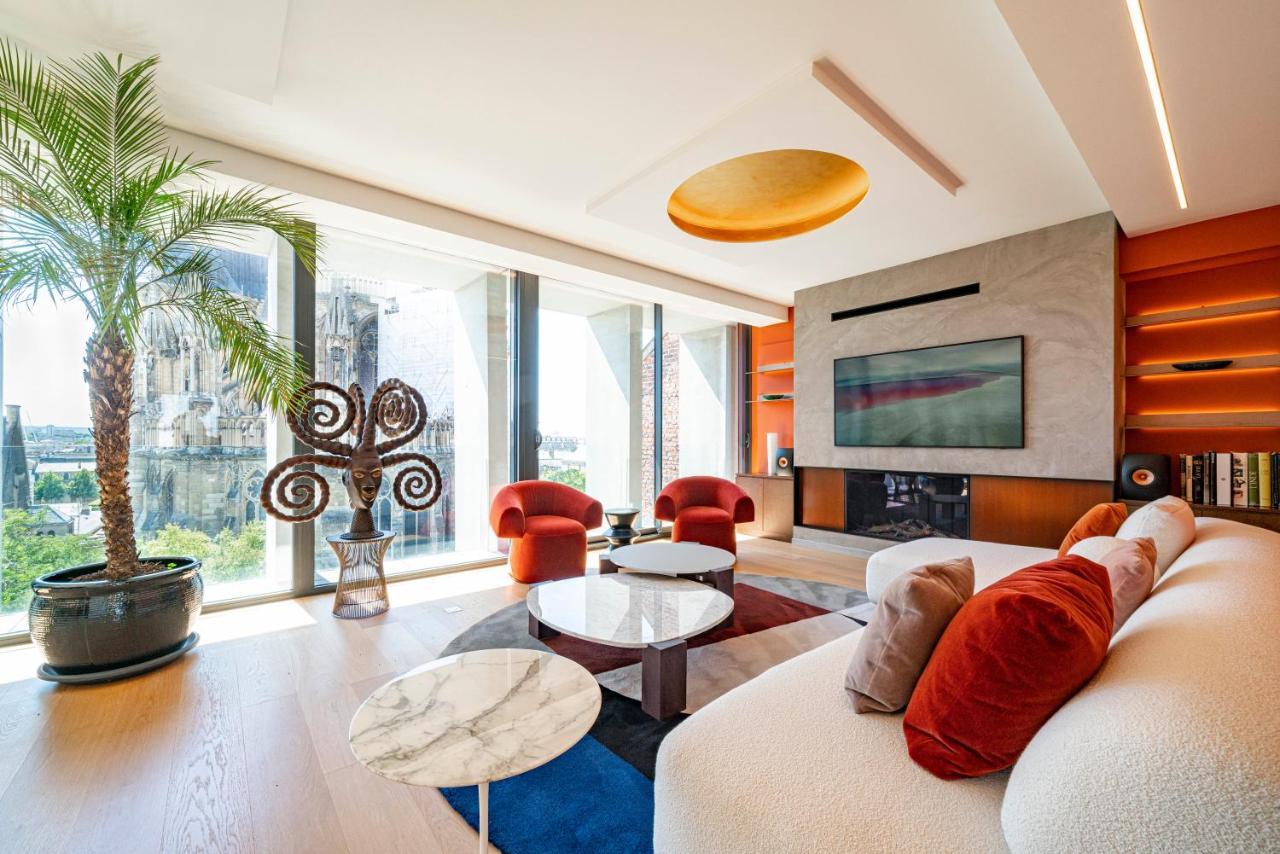 Les Suites 7 Anges - Parking, Vue Cathedrale & Centre Historique Reims Ngoại thất bức ảnh