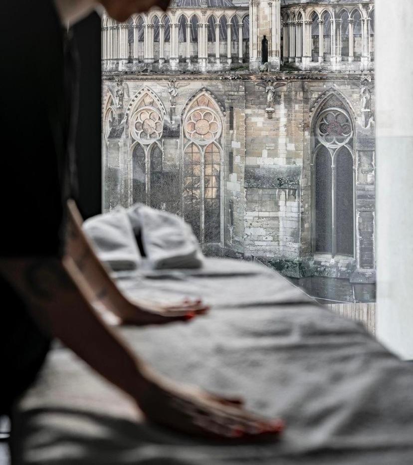 Les Suites 7 Anges - Parking, Vue Cathedrale & Centre Historique Reims Ngoại thất bức ảnh