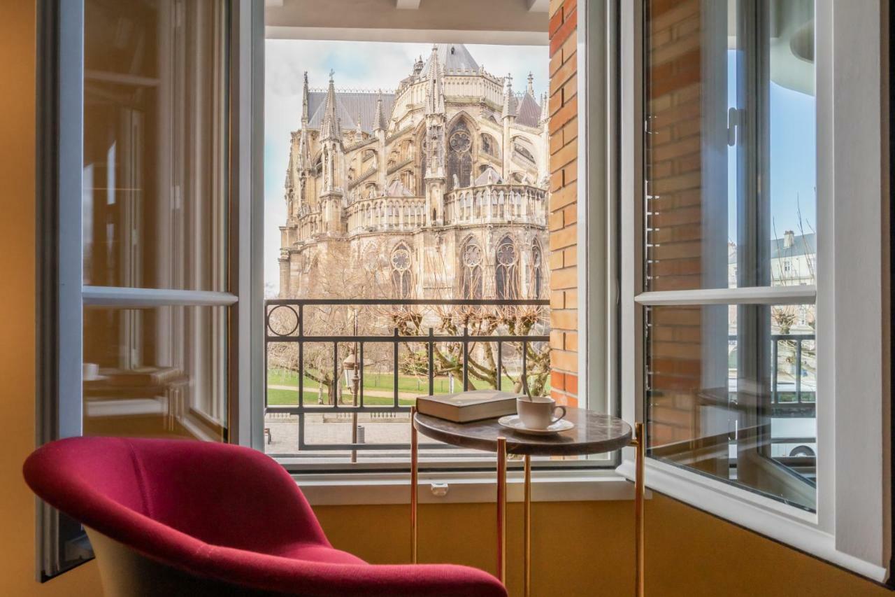 Les Suites 7 Anges - Parking, Vue Cathedrale & Centre Historique Reims Ngoại thất bức ảnh